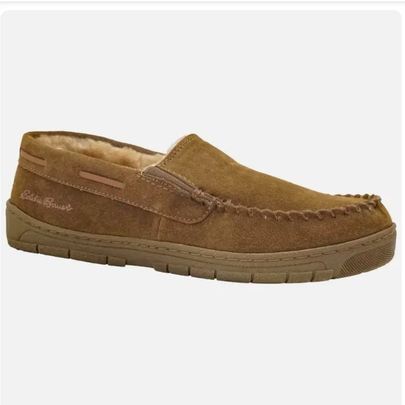 Eddie Bauer | Shoes | New Eddie Bauer Brown Suede Moccassin 